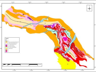 هندسه و جنبش شناسي چين خوردگي نهشته هاي نيوژن گستره ماه نشان