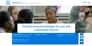 Transforming knowledge for just and sustainable futures