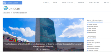 Twelfth Session of the United Nations Committee of Experts on Global Geospatial Information Management (UN-GGIM)