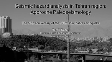 The 60th anniversary of the 1962 Boin- Zahra earthquke