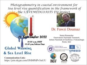 Photogrammetry in coastalenviroment for Sea level rise quantification in the framwork of the SAVEMEDCOASTS EU project