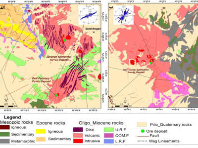 Study and comparison of host magmatism and controlling factors of Zavarian and Sari_Gunay gold deposits in Sanandaj-Sirjan metamorphic zone and Urmia-Dokhtar magmatic belt