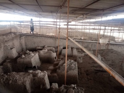 An insight on the paleoclimate , civilization and earthquake in south east shore of the Caspian sea in Holocene