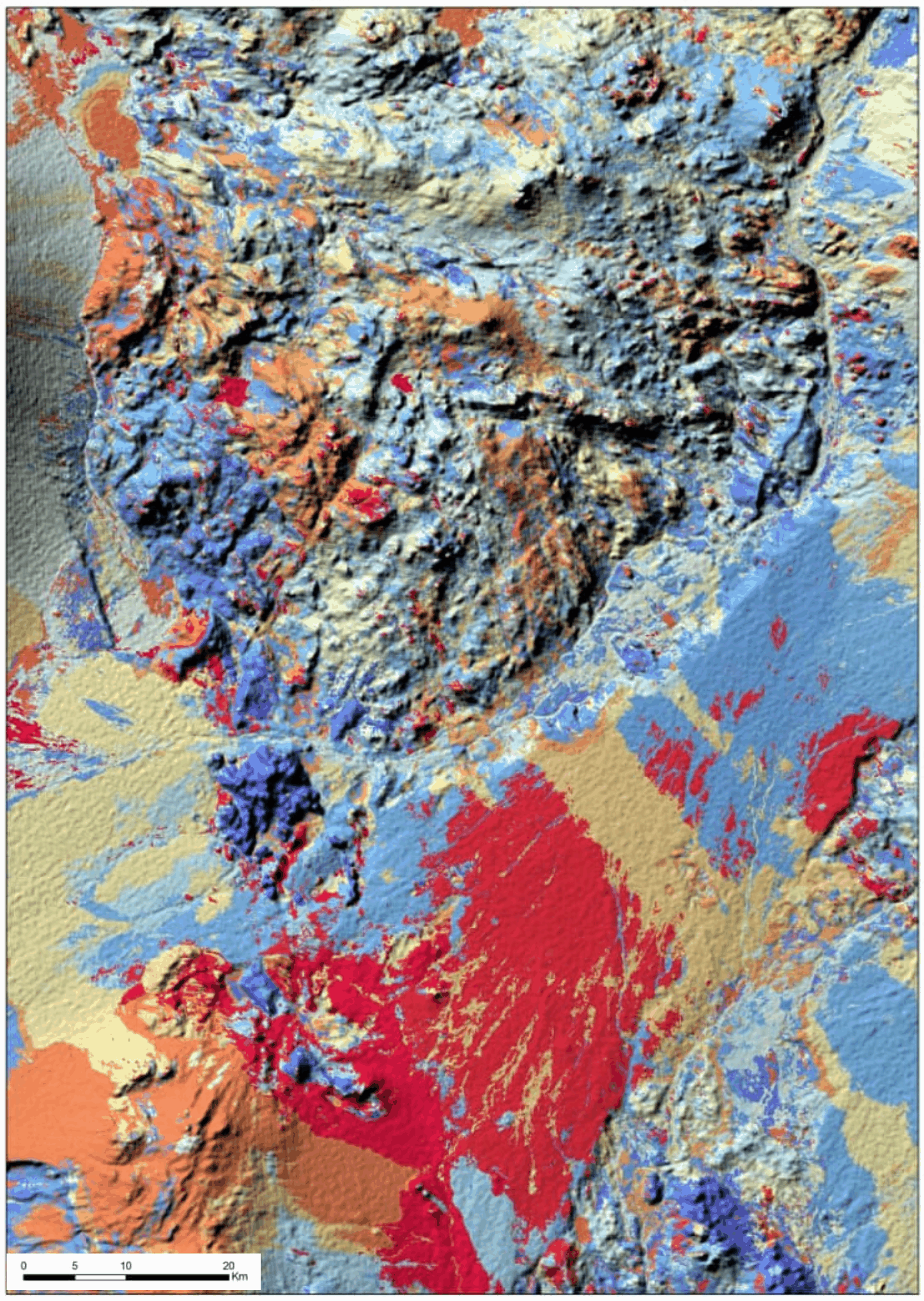 Preparation and compilation of study operation of basic geological and exploratory server maps