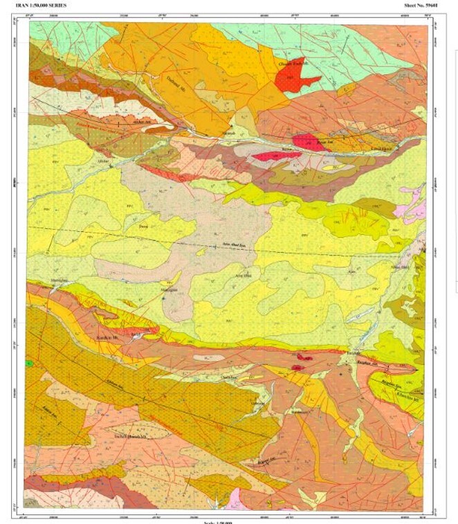 Preparation of the 1:50,000-Scale Geological Map Report of Alishar