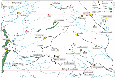 Petrology and Geochemistry of Eocene volcanic rocks, North of Lahrud