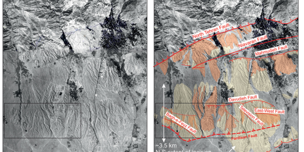 Study of Pardisan active fault and estimating its slip rate in NW Tehran