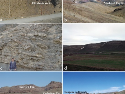 بررسی های زمین شناسی و زمین ساختی در پهنه کپه داغ-بینالود