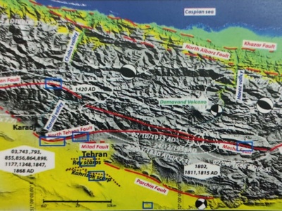 بررسی تحلیل زمانی احتمال رخداد زمین لرزه گستره تهران