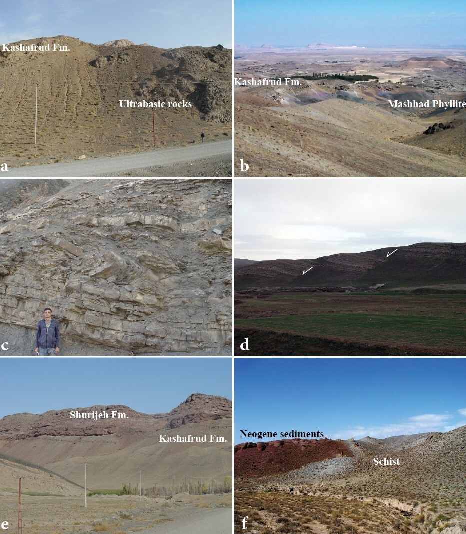 بررسی های زمین شناسی و زمین ساختی در پهنه کپه داغ-بینالود