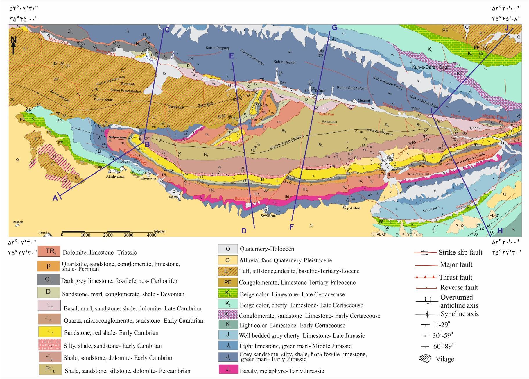 زمین ساخت کششی در البرز مرکزی، شواهدی از ناحیه خاور دماوند