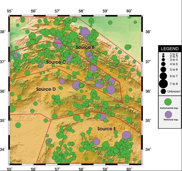 ریخت زمین ساخت و ارزه زمین ساخت بلوک سبزوار